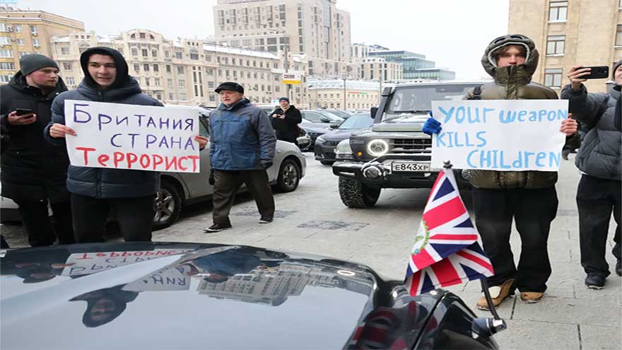 Russia expels British diplomat from Moscow embassy over spying claims