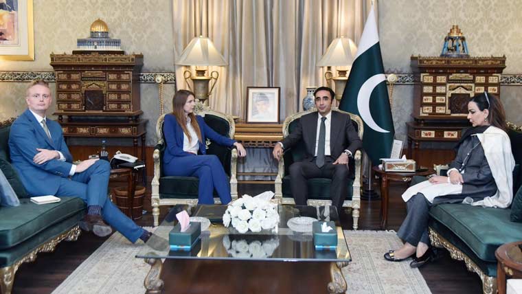 بلاول بھٹو سے برطانوی ہائی کمشنر کی ملاقات، عالمی امور پر بات چیت