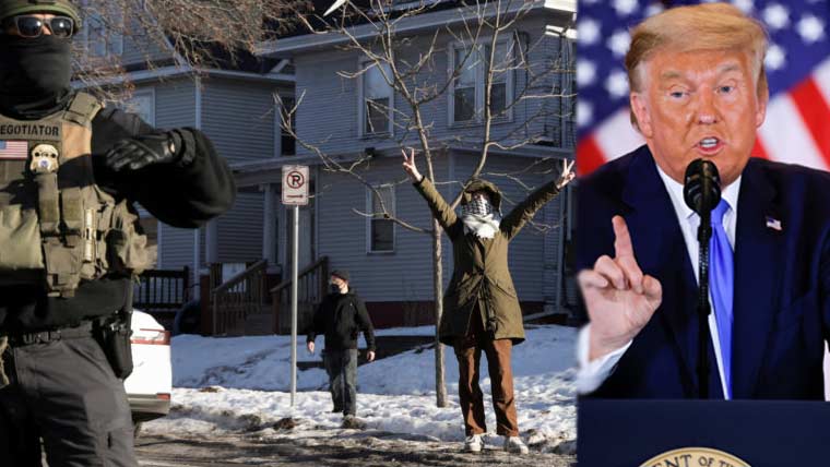 امریکی صدر ٹرمپ کی منی سوٹا میں فوج تعینات کرنے کی دھمکی