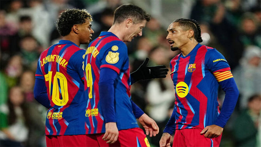 Barcelona reach quarter-finals of Copa del Rey with 2-0 win