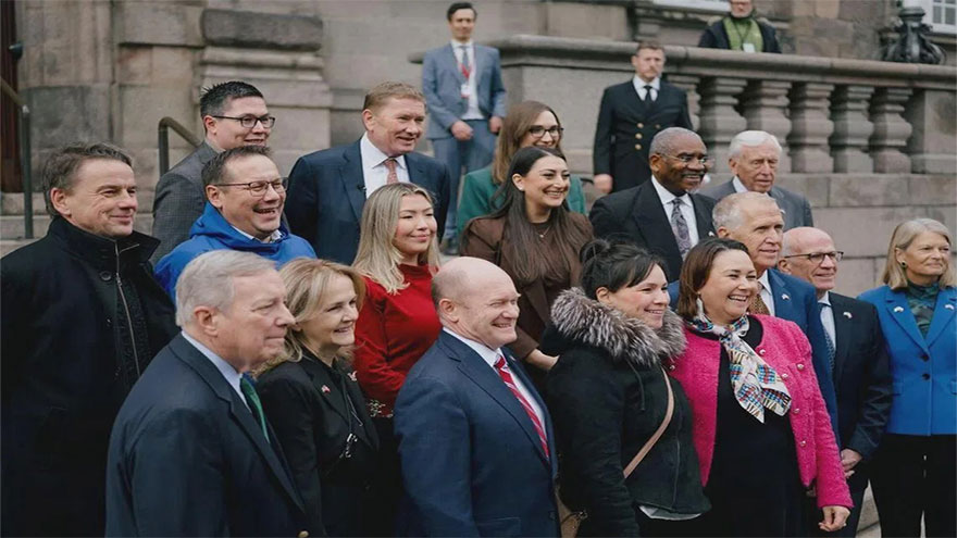 US congress members visit Denmark to support Greenland