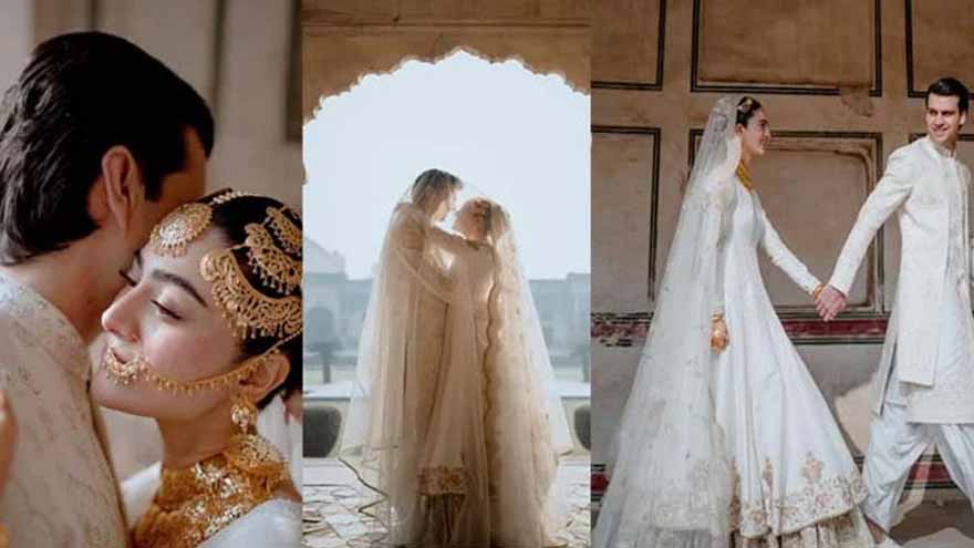 Renowned model Hina Afridi ties knot with Taimoor Akbar