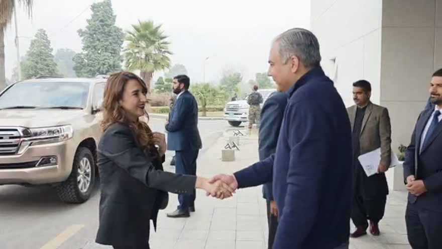 Mohsin Naqvi meets US ambassador Natalie Baker, agrees to strengthen security cooperation