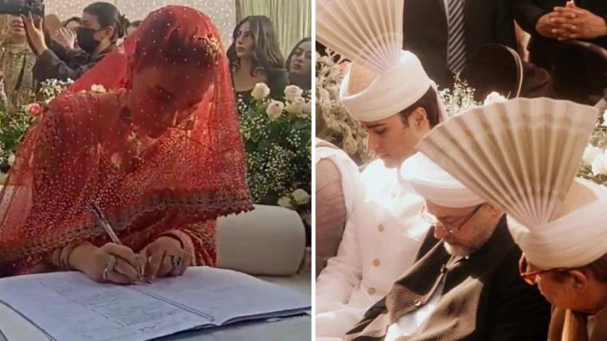 Maryam Nawaz's son Junaid Safdar marries Shanze Ali in Lahore