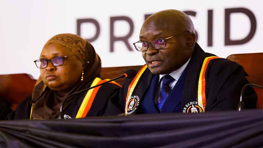 Uganda's Museveni wins re-election, opposition leader at large