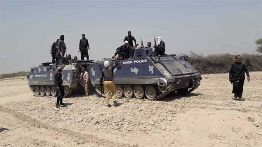 Two robbers killed in Sindh Katcha area operation