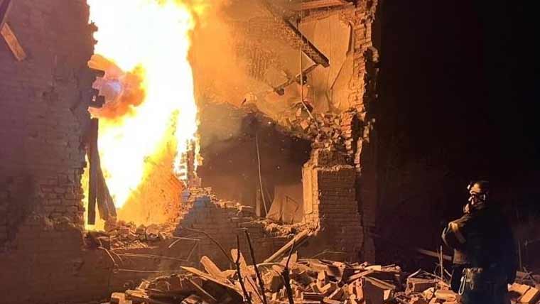 روس کے یوکرین پر ڈرون حملے، 2 افراد ہلاک، درجنوں زخمی