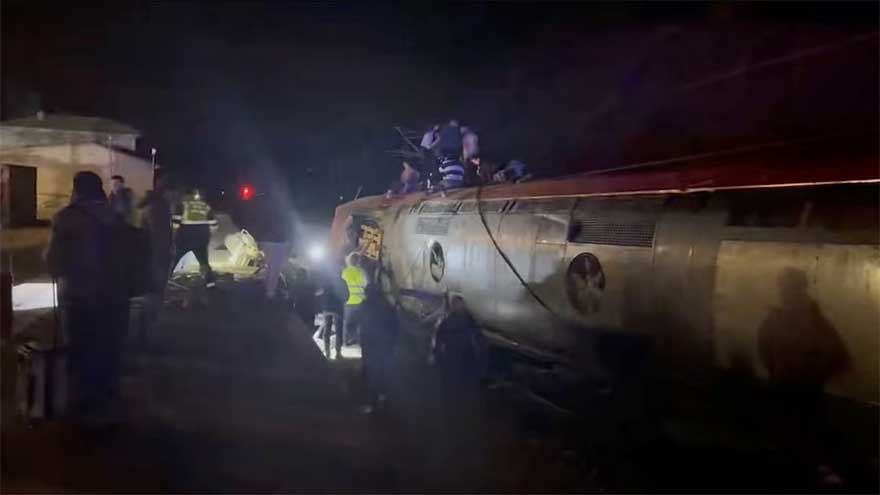 Two high-speed trains collide in Spain, police sources say 21 people killed