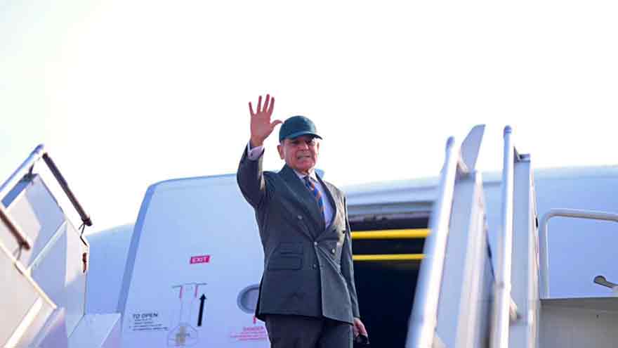 PM Shehbaz departs for Switzerland to attend WEF 2026