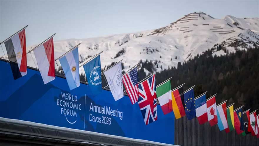 EU leaders take stage in Davos as Trump rocks global order