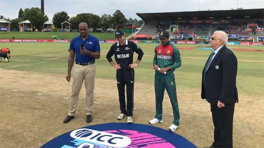 U19 World Cup: Bangladesh opt to field in rain-reduced encounter