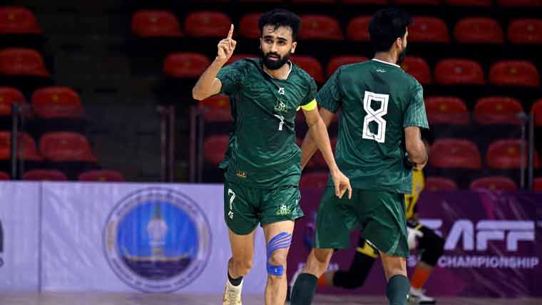 ساف مینز فٹسال چیمپئن شپ: پاکستان اور نیپال کے درمیان میچ ڈرا