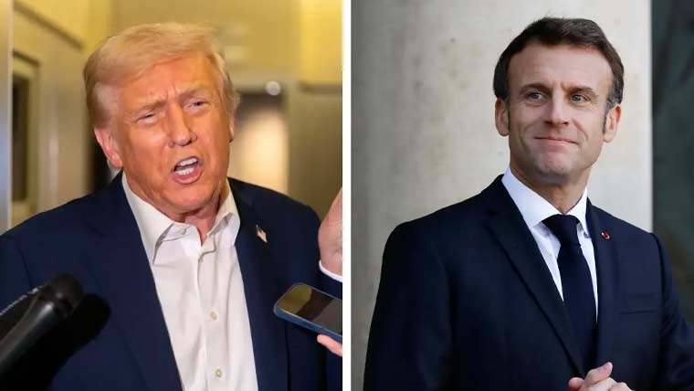 غزہ امن منصوبے میں شمولیت سے انکار، ٹرمپ نے میکرون کو رجیم چینج کی دھمکی دیدی