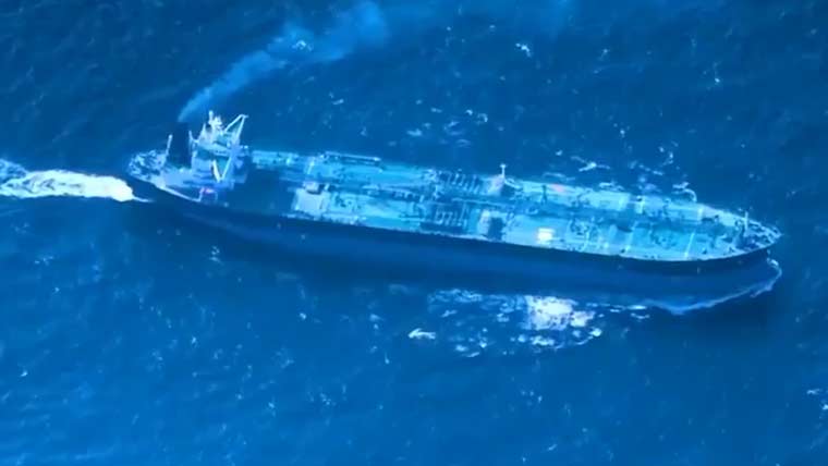 امریکی فوج نے وینزویلا کے تیل سے منسلک ایک اور جہاز قبضے میں لے لیا