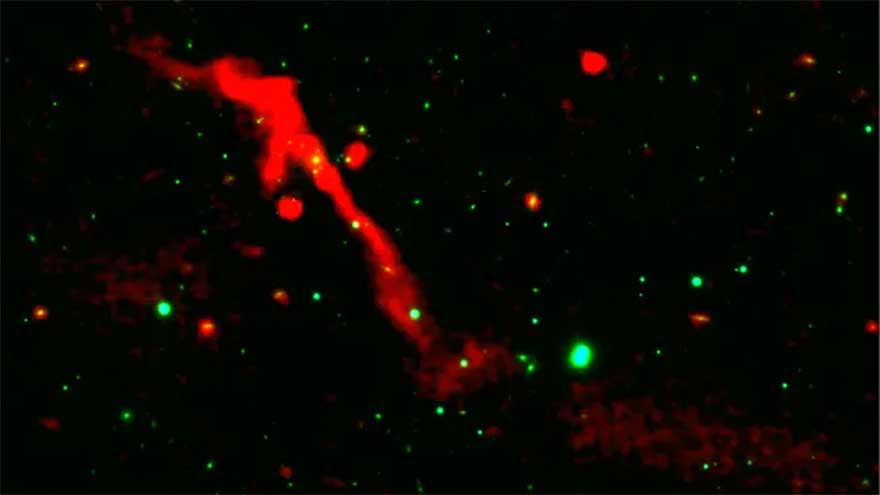 Scientists see monster black hole 'reborn' after 100 million years