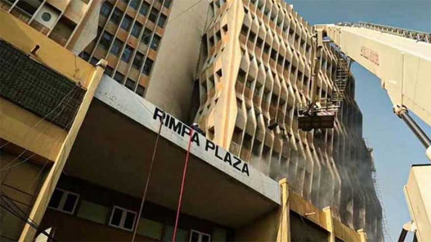 Rimpa Plaza declared dangerous due to Gul Plaza fire; administration issued notice