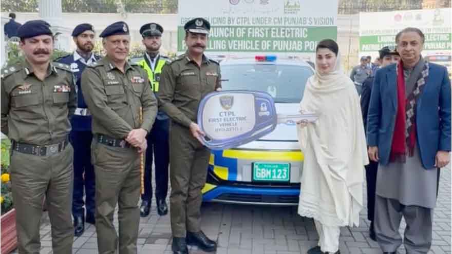 Punjab launches Pakistan's first green policing unit with electric patrol cars