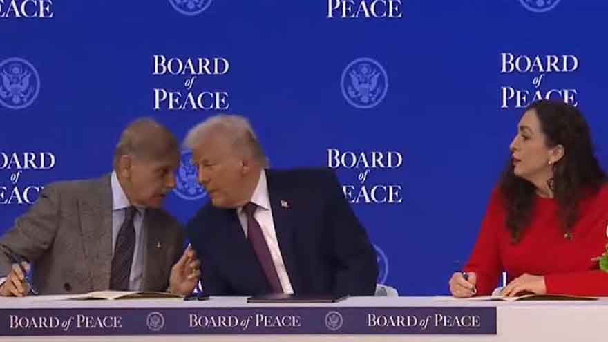PM Shehbaz signs 'Board of Peace' charter at Trump-led Davos meeting