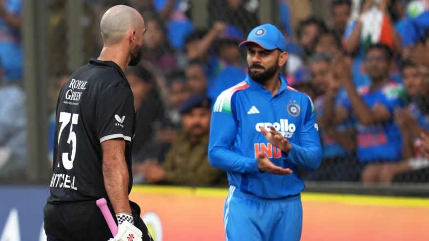 Virat Kohli loses top spot as Daryl Mitchell smashes record against India