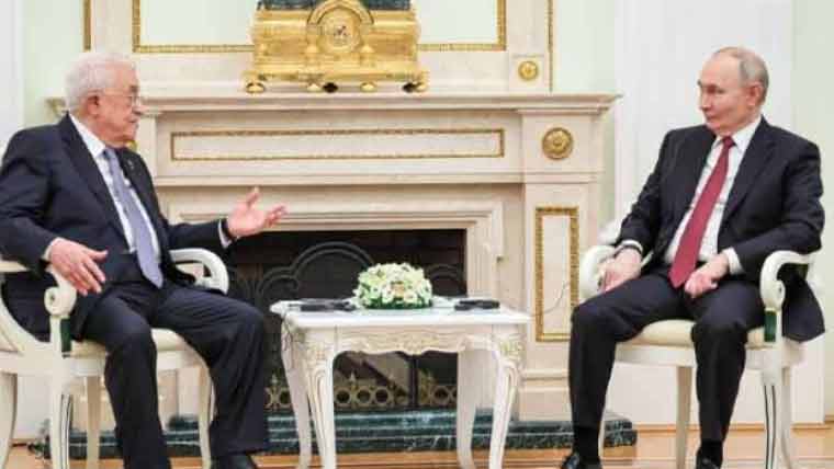 روسی صدر کی فلسطینی ہم منصب سے ملاقات، غزہ امن بورڈ میں شمولیت پر ایک ارب ڈالر کی پیشکش