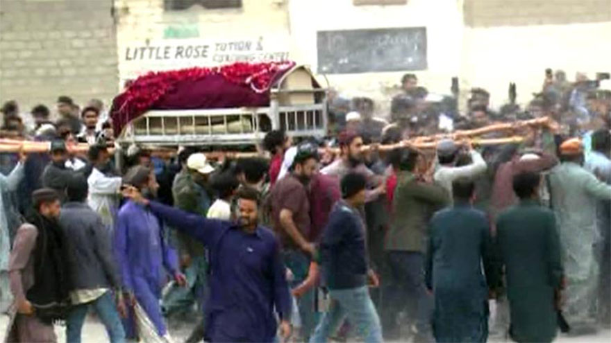Funeral prayer held for trader killed in Gul Plaza fire
