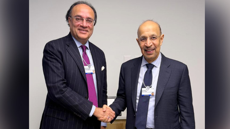 وزیرِ خزانہ سے سعودی وزیر سرمایہ کاری کی ملاقات، اقتصادی تعاون بڑھانے پر اتفاق