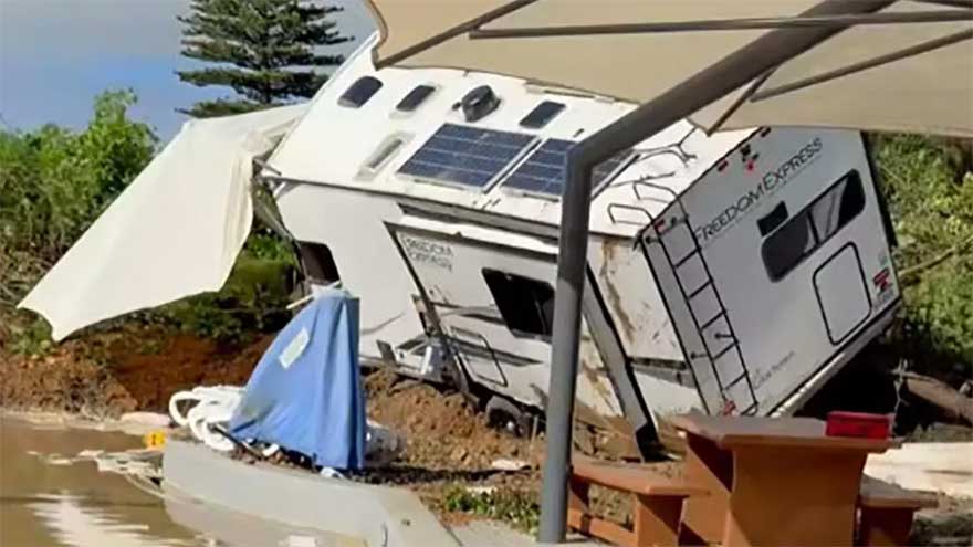 Rescuers dig for six missing in New Zealand landslide