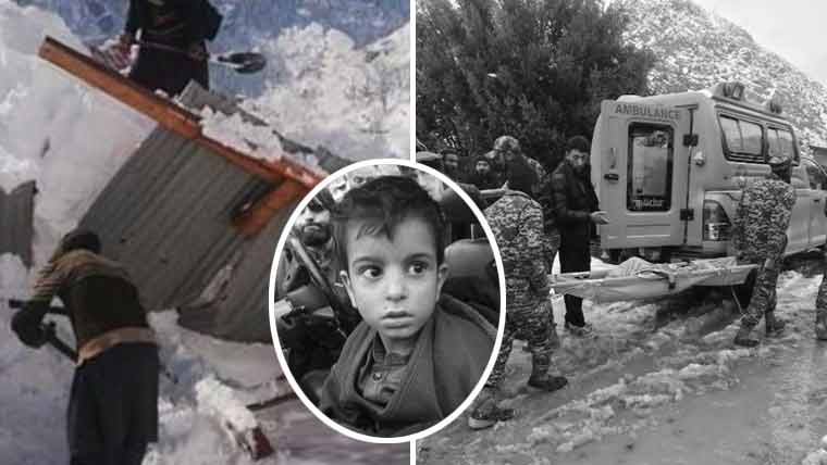 چترال میں برفانی تودہ گرنے سے ایک ہی خاندان کے 9 افراد جاں بحق