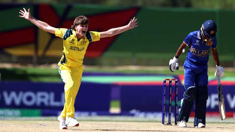 انڈر 19 ورلڈ کپ: آسٹریلیا نے سری لنکا کو 9 وکٹ سے ہرا دیا