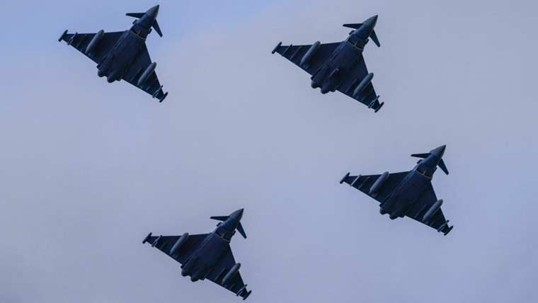 ایران امریکا کشیدگی، برطانیہ نے بھی 4 لڑاکا طیارے قطر میں تعینات کر دیے