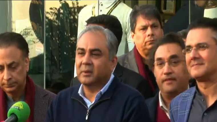 قومی ٹیم ٹی 20 ورلڈ کپ میں بھیجنے کا فیصلہ حکومت کرے گی: محسن نقوی