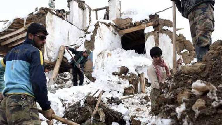 افغانستان میں بارش اور برفباری سے تین دن میں 61 افراد جاں بحق