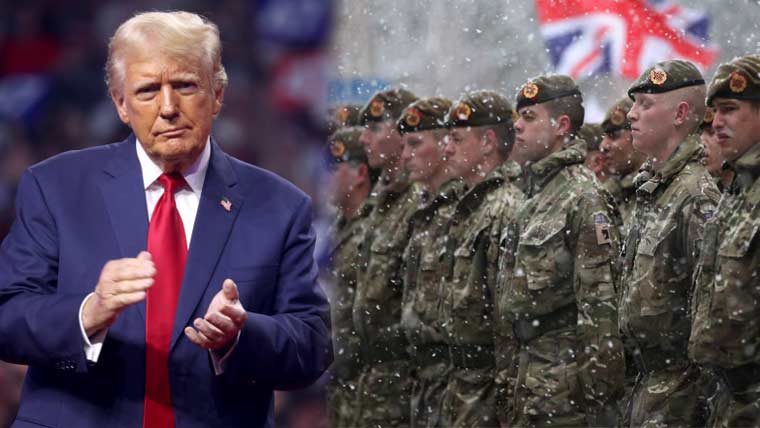 ٹرمپ کا ایک اور یوٹرن، برطانوی فوج کی تعریفوں کے پل باندھ دیے