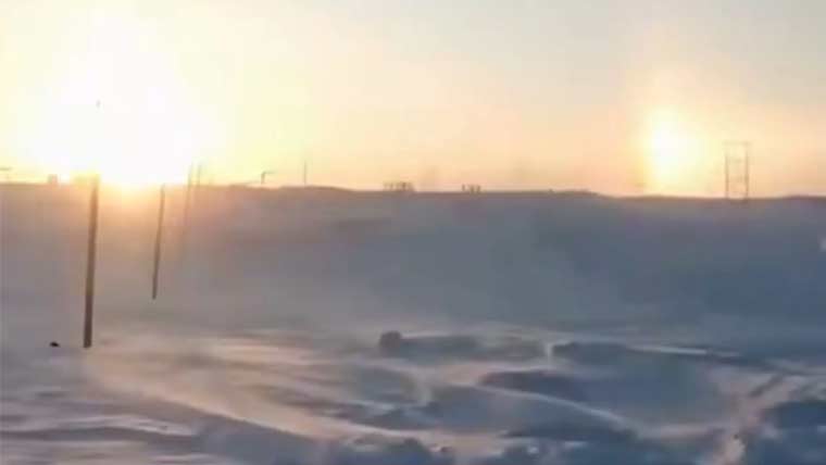 روس میں ایک وقت میں غیر معمولی طور پر 2 سورج طلوع ہونے کا سا منظر