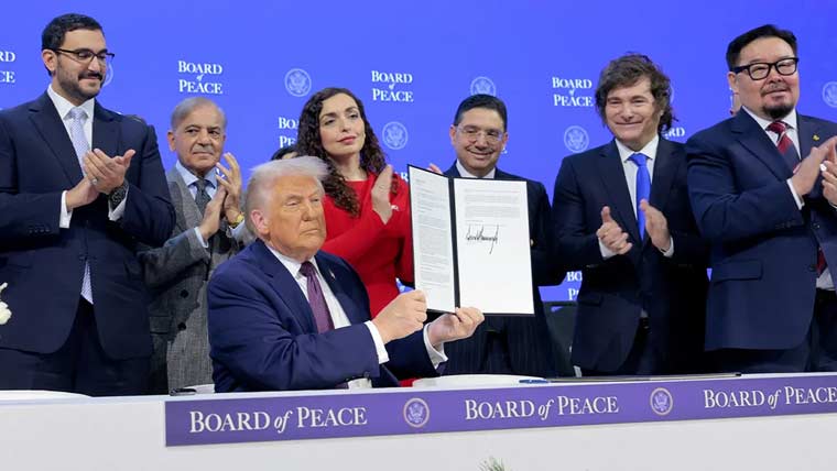 بھارت کو خدشہ ہے کہ ٹرمپ تنازع کشمیر کو بھی بورڈ آف پیس میں لاسکتے ہیں: برطانوی میڈیا