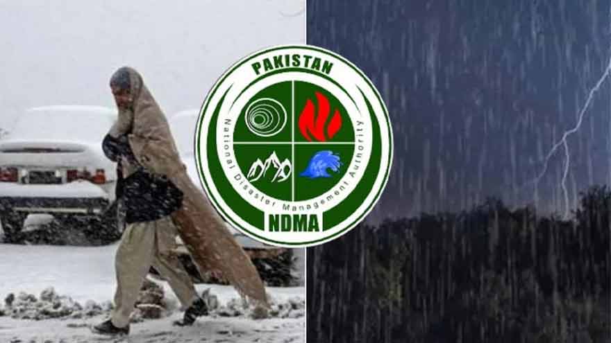 NDMA issues rain and snow alert for KP, Balochistan, Gilgit-Baltistan, and Azad Kashmir