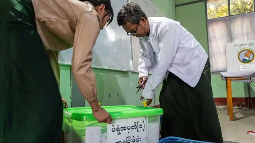 Myanmar pro-military party declares victory in junta-run polls