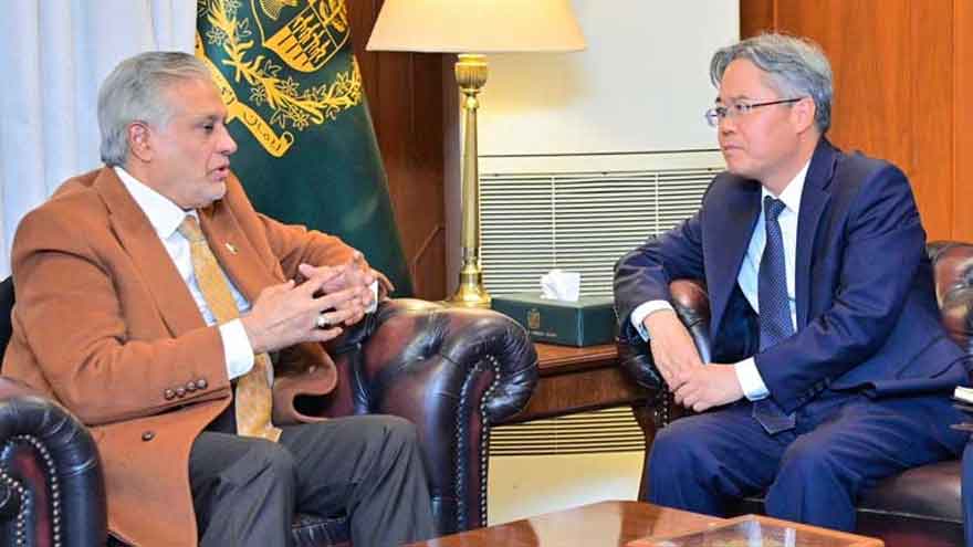 Ishaq Dar meets Chinese ambassador to discuss bilateral ties