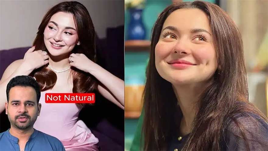 Claims that Hania Aamir's dimples are fake rejected as false