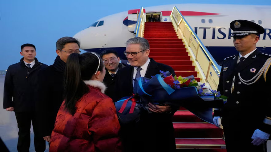 UK's Starmer arrives in China, encourages firms to seize opportunities