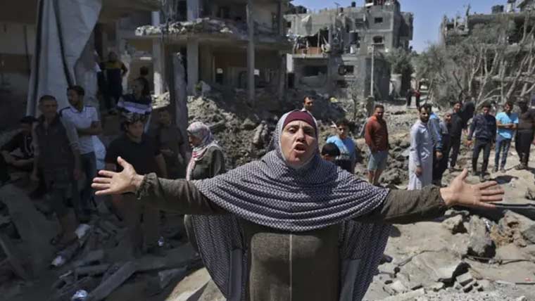 غزہ میں اسرائیلی بمباری سے 4 فلسطینی شہید، سردی سے 11 بچے دم توڑ گئے