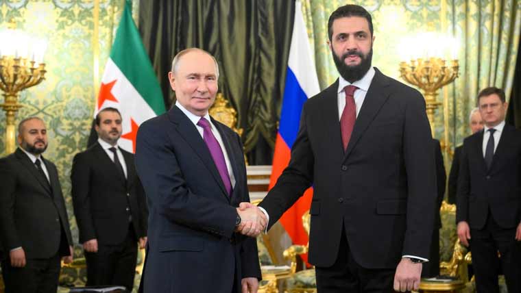 صدر پیوٹن سے شامی ہم منصب کی ملاقات، دوطرفہ تعلقات اور علاقائی صورتحال پر تبادلہ خیال