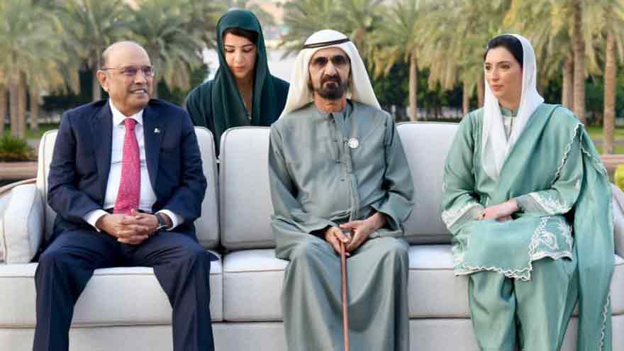 President Zardari, UAE PM vow to further strengthen bilateral relations