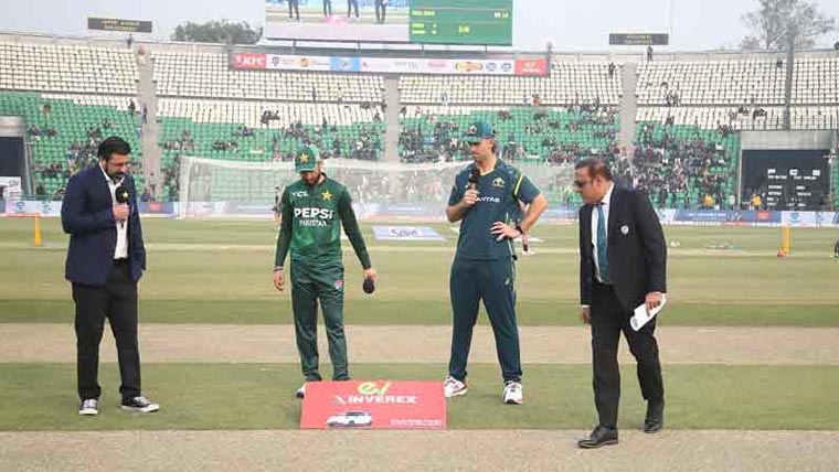 دوسرا ٹی ٹوئنٹی: پاکستان کا آسٹریلیا کیخلاف ٹاس جیت کر بیٹنگ کا فیصلہ