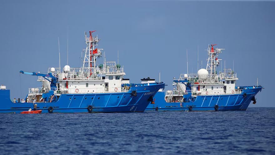 China conducts naval, air patrols around disputed South China Sea shoal