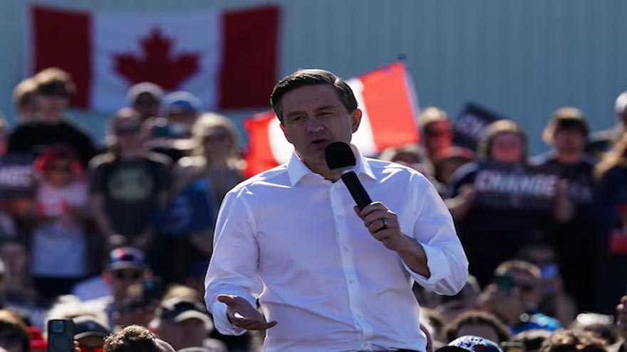 Canada's opposition Conservative Party votes to keep leader Poilievre