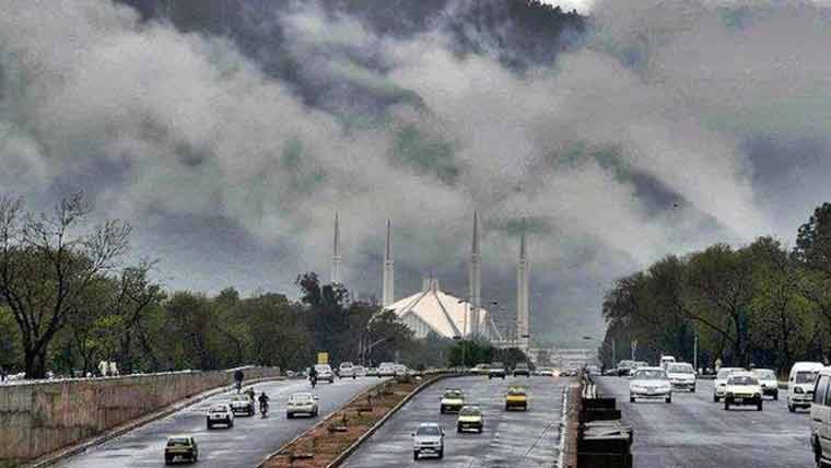 اسلام آباد اور اطراف کے علاقوں میں بارش سے موسم خوشگوار، گرمی کا زور ٹوٹ گیا