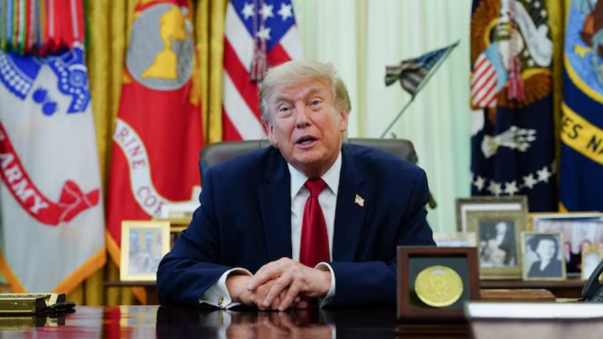Trump says US and Iran getting along very well