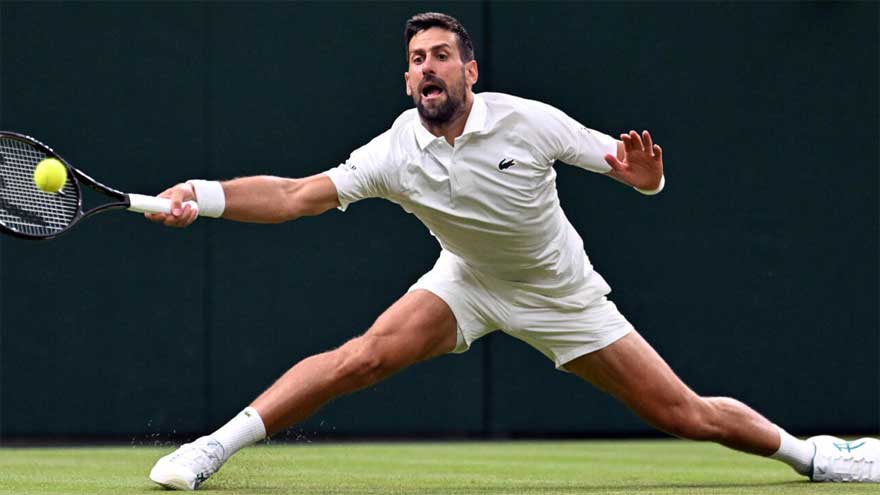 Jovial Djokovic dismantles Tsitsipas to reach Wimbledon third round