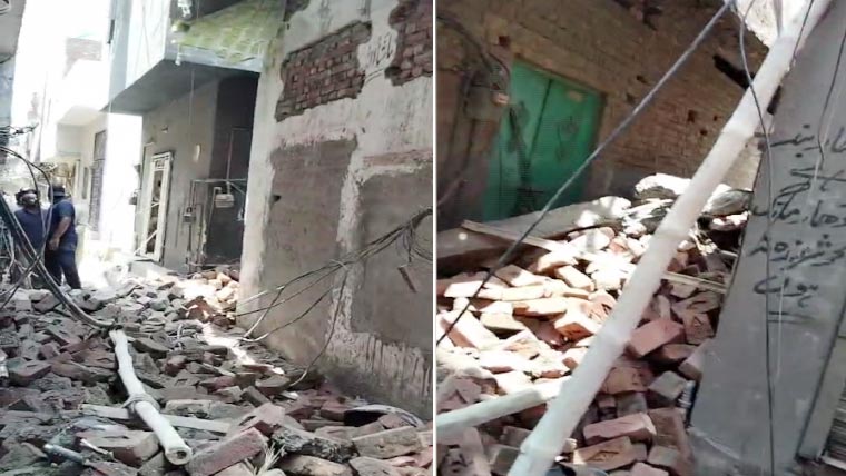 لاہور میں زیرِ تعمیر عمارت گرنے سے بچہ جاں بحق، 5 افراد زخمی